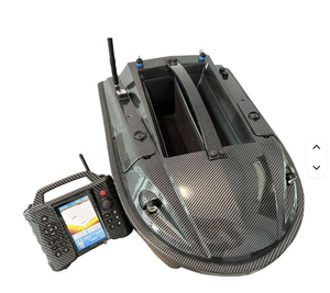 Carbon Fiber GPS RC Bait <b>Boat</b> <b>Sonar</b> Fishing 500m Control Distance 3kg Load Wave Resistant Level 6-7 Power Loss Automatic Fishing - Product Image 1