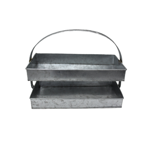 Bandeja RECT decorativa hecha a mano, Color plata de hierro para utensilios de cocina, vajilla, bandeja para servir alimentos, personalizada - Product Image 5