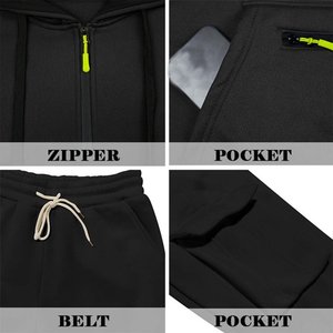 Homme Cargo Correspondant Casual Top T Shirts Pants Hoods Outfit Sweatshirt Tracksuits for Mens Hooded - Product Image 4