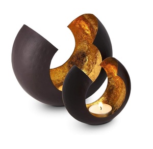 ที่ใส่หลอดไฟรูปตัวทีติดฉลากแบบโบราณสไตล์โบราณมีลวดลายใบไม้และแขนโค้งสำหรับบรรยากาศแบบวินเทจในบ้านหรืองานปาร์ตี้ - Product Image 1