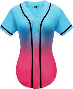 Camiseta de béisbol barata al por mayor sublimación personalizada camisa de equipo duradera personalizada con estilo ropa deportiva transpirable para jóvenes - Product Image 1