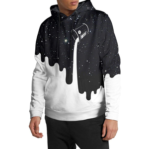 Meilleur prix de vente Sweats à capuche pour hommes Noir Multicolore sur mesure Sweats à capuche et sweat-shirts à manches longues pour hommes à vendre - Product Image 3