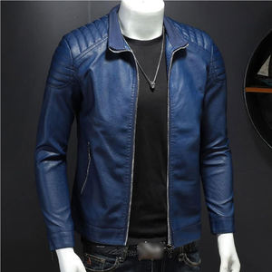Chaquetas de Cuero de la Mejor Calidad al por Mayor para Hombre, Chaqueta con Cierre y Cuello Alto en Todos los Colores y Tallas, Chaquetas de Cuero para Hombre - Product Image 3
