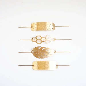 Accessoire de pince à cheveux rétro vague en lot bon marché des fabricants épingle à cheveux sans nickel pour filles métal respectueux de l'environnement - Product Image 1