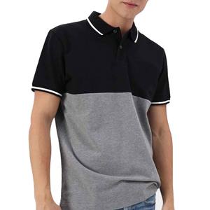 Nueva camisa de moda con logotipo bordado personalizado para hombre, Golf liso de algodón para Polo, ropa informal con tela tejida de patrón sólido - Product Image 3