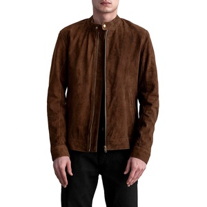 2026 Logo personnalisé hommes hiver mode longue veste en cuir Streetwear col montant fermeture éclair respirant coupe-vent écologique - Product Image 3