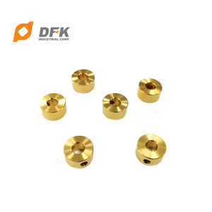 Tuerca de Seguridad de Latón Mecanizada CNC de Precisión DFK con Torneado y Taladrado para Aplicaciones de Equipos Industriales - Product Image 2