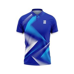 เสื้อกีฬาคริกเก็ตเสื้อเจอร์ซีย์แห้งเร็วน้ำหนักเบาออกแบบได้ตามต้องการชื่อโลโก้สโมสร - Product Image 1
