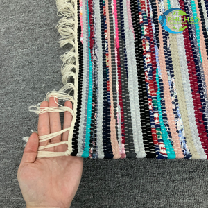 พรมสำหรับงานศิลปะจากเวียดนามสินค้าขายดี: พรมผ้าขี้ริ้วทำมือ - Product Image 2