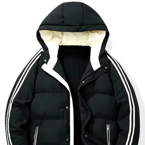 Chaqueta de Invierno Personalizada para Hombre, Chaqueta Acolchada con Bordado, Relleno de Alta Calidad, Chaquetas Acolchadas de Talla Grande para Hombre, Abrigo Brillante - Product Image 1