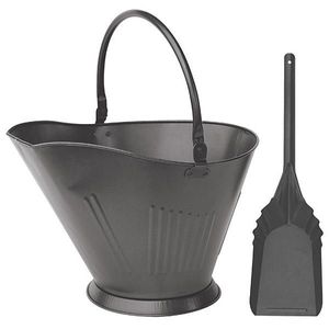 Top Quality Sustainable <b>Coal</b> Bucket <b>Coal</b> And Ash Bucket With Shovel <b>Coal</b> Storage Accessories Metal Bucket - Product Image 4