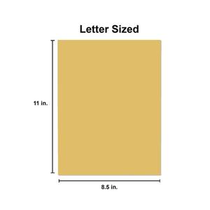 Deluxe Colored 8.5 In. X 11 pulgadas Papel de 20 Libras Papel Bond Goldenrod-10 Resmas/Caja, Color Deluxe, 8.5 Pulgadas X 11 pulgadas Papel 20 - Product Image 4