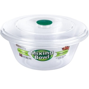 1000 ML NOUVEAU Récipient alimentaire rond dégradable Bol à salade rond jetable Bol en plastique avec couvercle - Product Image 2