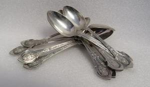 Cuillère de mariage en acier inoxydable à poignée gaufrée de l'Inde idéale pour les ustensiles de cuisine Vaisselle décorative Ensemble de cuillères pour la maison et les hôtels - Product Image 5