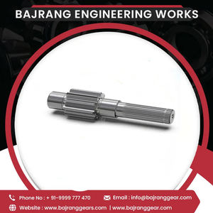 Tout nouveau produit du fabricant indien d'arbre cannelé en acier de haute qualité pour le composant de base du moteur de construction - Product Image 6