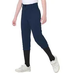 Ademende Effen Slanke Pasvorm Dames Custom Jeugdsportkleding Groothandel Softbalbroek Plus Size Rechte Broek Softbalbroek