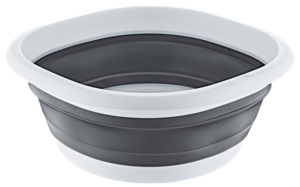 Afossa กล่องเก็บของ10L พับได้, กล่องเก็บของพลาสติกสี่เหลี่ยมขนาดใหญ่พับได้หัวฉีดและถังขยะใช้ได้จริง - Product Image 5