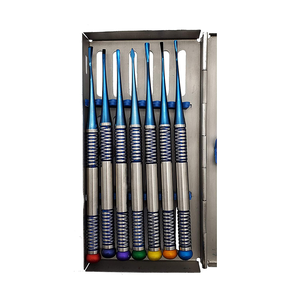 Kit de elevadores PDL dentales de gran venta, juego de 7 Instrumentos de cirugía de implantes orales con elevadores Pdl de luxación de Cassette - Product Image 3