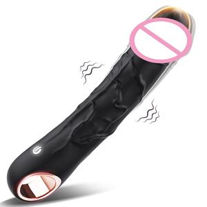 LETROCK yüksek kalite fabrika Outlet büyük sokmak yapay penis vibratör seks oyuncakları kadınlar siyah silikon hediye kutusu paketi vibratör setleri - Product Image 1