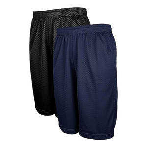 Short d'entraînement personnalisé taille moyenne pour hommes motif solide toile tissu teint nature séchage rapide respirant Fitness entraînement Gym Sports - Product Image 1