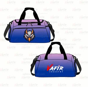 Design d'équipe personnalisé Sac de sport Joli sac de sport design Votre propre sac de sport design Fabricant professionnel Vafir Fabriqué au Pakistan - Product Image 4