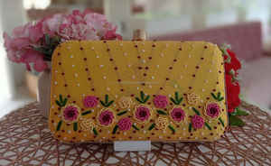 Luxury Wedding <b>Clutch</b> Shiny Handbags Bridal Embroidery <b>Clutches</b> <b>Pearl</b> Evening <b>Clutch</b> for Women - Product Image 5