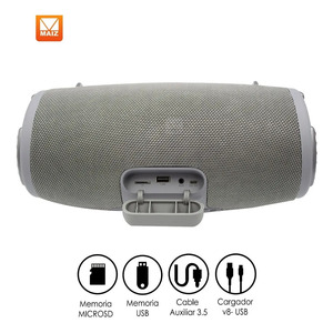 Portable Bluetooth Speaker with FM Radio, USB <b>Rechargeable</b>, <b>LED</b> <b>Light</b> - Assorted Colors - Product Image 6