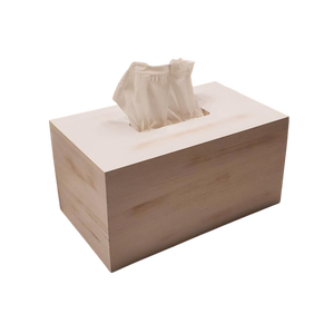 Boîte à mouchoirs en bois, boîte à mouchoirs décorative en bois pour la maison, l'hôtel, le bureau, un mariage - Product Image 2