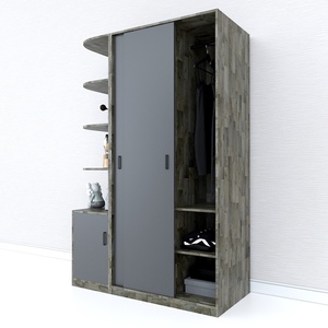 Minimalist Convertible Sliding Door <b>Wardrobe</b> Module for Home & Workshop Furniture TQA68038 - Product Image 4