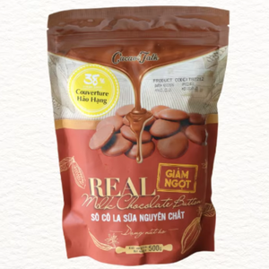 38% โกโก้1กก. 5กก. 10กก. กระดุมช็อคโกแลตนมฮาลาล - Product Image 1