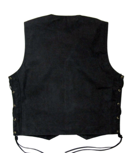 promotionCustom Design Professional Comfortable Fabric Men Outdoor Wear Leather Vest Motorbike Winter Sleeveless Vests - Product Image 6