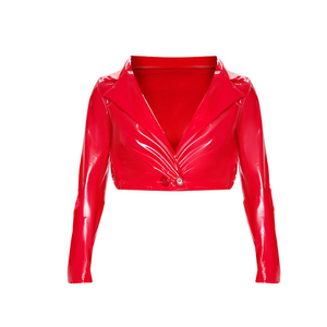 Robe Mini en Similicuir Tendance, Sans Manches, Taille Naturelle, Écologique, pour Soirée, Vêtements Femme 2025 - Product Image 5