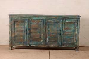 Contemporary Wood Buffet Cabinet <b>Sideboard</b> <b>Storage</b> Organizer for Home Furniture Use Featuring Display Space Drawers Shelves - Product Image 6