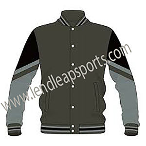 Personnalisable Vintage College Hommes Hiver Stand Collar Varsity Jackets Baseball Crop Jackets pour l'école et les équipes Varisty - Product Image 5