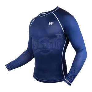 Mejor llegada MMA Rash Guard Fitness Wear MMA Rash Guard Spandex Poliéster MMA Rash Guard para la venta - Product Image 2