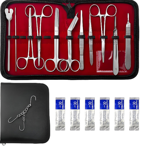 Juego de 22 Piezas de Instrumentos de Disección de Acero Inoxidable Avanzado para Estudiantes de Medicina, Anatomía y Biología, Disección Manual y Sutura - Product Image 1