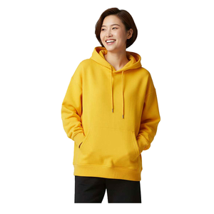 Sweat à capuche unisexe en tricot polyester/coton personnalisé, style streetwear décontracté, surdimensionné, Alpha Delta Pi Sorority, broderie sur le devant, pour femmes, hiver - Product Image 3