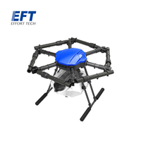Drone industriel professionnel EFT E620P 6 axes 20L pliable / à grande charge utile, cadre pour drone agricole / de protection des plantes