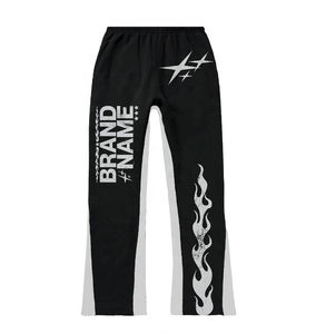 Vente en gros de survêtements vierges de haute qualité personnalisés pour hommes pantalons de survêtement à manches longues en polaire surdimensionnée avec impression bouffante et logo - Product Image 5