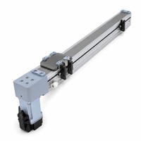 Module linéaire à entraînement par courroie CTB5 OEM, actionneur électrique, moteur pas à pas, rail haute rigidité sans poussière pour machine CNC 1.5