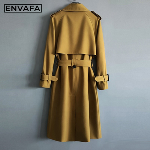 Gabardina Cortavientos Personalizada para Mujer, Nueva Gabardina con Mangas Raglán, Holgada y Ligera, Estilo Elegante - Product Image 6