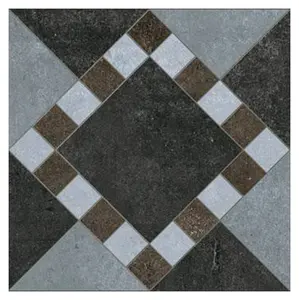 Rustic Surface Model 710 Outdoor Area Porcelain Parking Tiles 400 x 400 mm Modern Design Thickness - 12mm by NOVAC CERAMIC