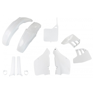 Bianco 041 Kit di plastica completa per 1992 per Suzuki RM 125 accessori moto - Product Image 1