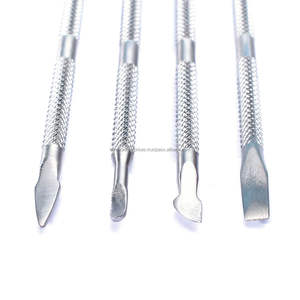 Juego de 4 Empujadores de Cutículas Profesionales de Acero Inoxidable, Removedor de Esmalte de Gel UV, Herramienta de Manicura y Pedicura, Logotipo Personalizado, Venta al Por Mayor - Product Image 5