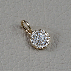 Beau pendentif en diamant or 14K pour femme, bijoux unisexe - Product Image 5