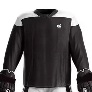 2024 conjunto de hockey sobre hielo de poliéster personalizado Unisex tamaño adulto hombres mujeres sublimado equipo uniforme pantalones ropa de hockey sobre hielo barata - Product Image 5