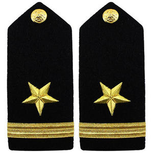 Épaulettes personnalisées pour uniformes avec insigne de grade brodé et fixation à crochet - Product Image 4