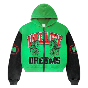 Sudadera con Capucha Estampada Personalizada, Lavada, Extra Grande y Gruesa |   Sudaderas Lisas de Estilo Urbano |   Fábrica OEM ODM - Product Image 1