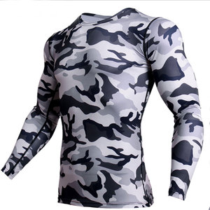 Camiseta de Compresión con Logo Personalizado para MMA y BJJ, Mangas Largas, Impresión por Sublimación, para Fitness y Entrenamiento - Product Image 3