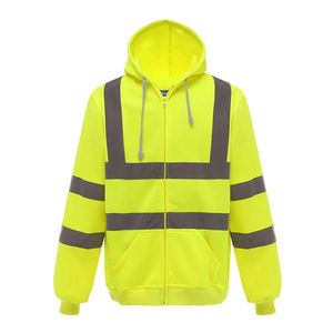 Abrigo deportivo de rayas reflectantes ligeras de alta calidad, chaqueta informal para trabajadores de la construcción para invierno, senderismo, frente a la calle - Product Image 1